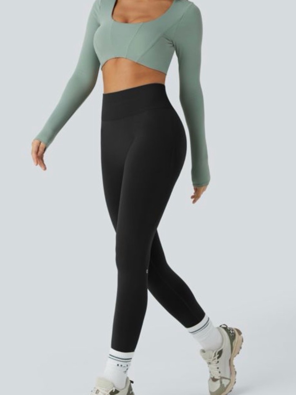 Halara OneForm Seamless Leggings Medium Tummy Control Butt Lifting Legging Black